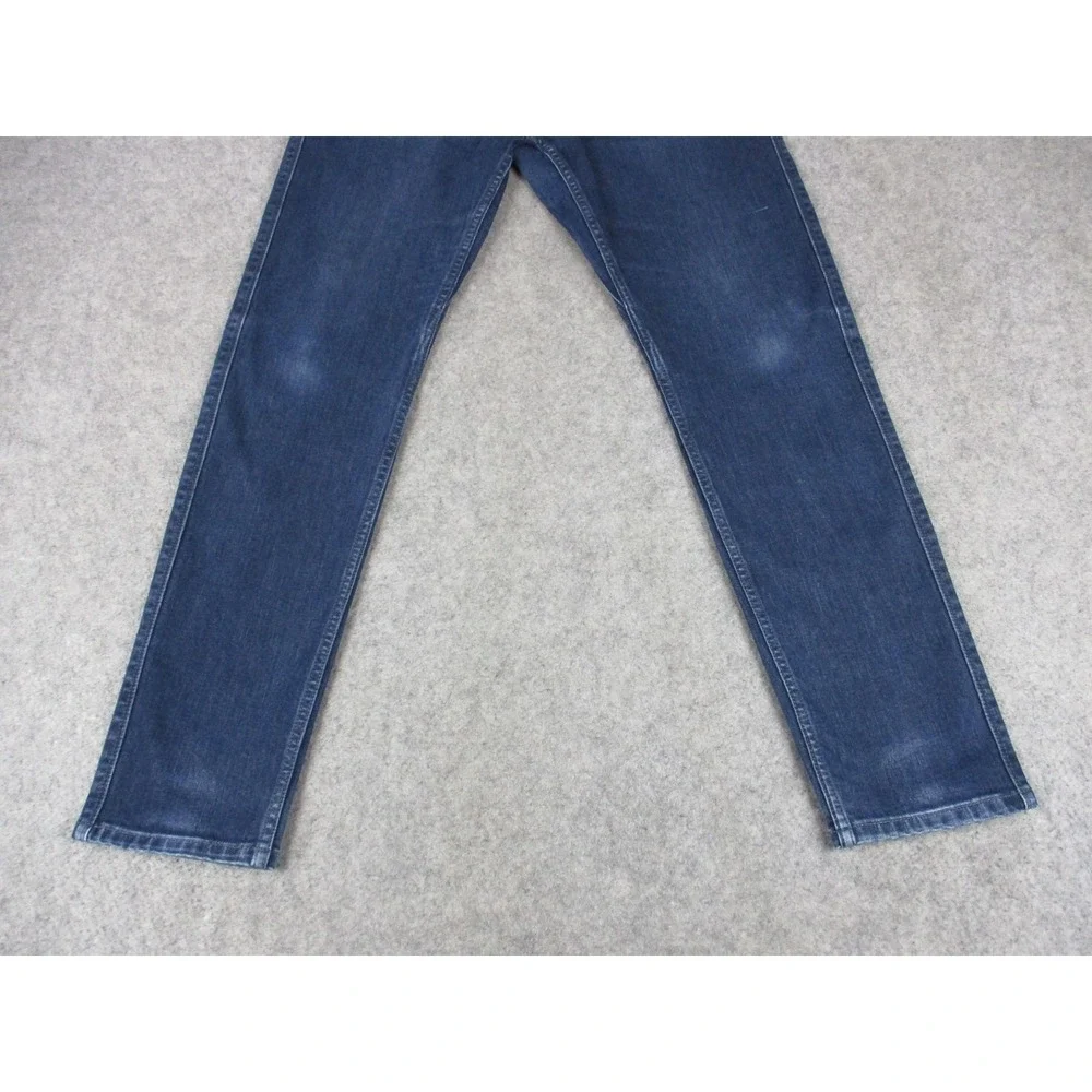 Red Bull Jeans Mens 33x32 Blue Slim Fit Straight Leg Stretch Denim Dark Wash